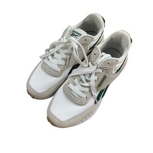 Reebok Galaxy 16 Mens Size 7.5 White Green Running Walking Casual Sneakers
